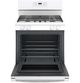 GE® 30" White Freestanding Gas Range-2