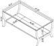 Coaster® Saide 2-Piece Tempered Glass Top Occasional Table with Chrome Base Set-3