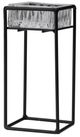A & B Home Jurupa Black/Clear Medium Candle Holder-0