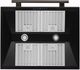 FORNO® Aria Series Alta Qualita 30" Black Wall Mounted Range Hood-5