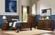 Mazin Furniture Mayville Brown Cherry Twin Sleigh Bed-2