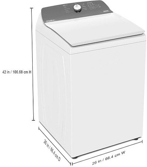 Whirlpool® 4.5 Cu. Ft. White Top Load Washer-2