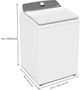 Whirlpool® 4.5 Cu. Ft. White Top Load Washer-2