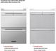 SKS Professional Series 24" Stainless Steel Undercounter Freezer/Refrigerator Door Panel and Handle Kit-5