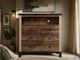International Furniture Direct Antique Brown Media Chest-1