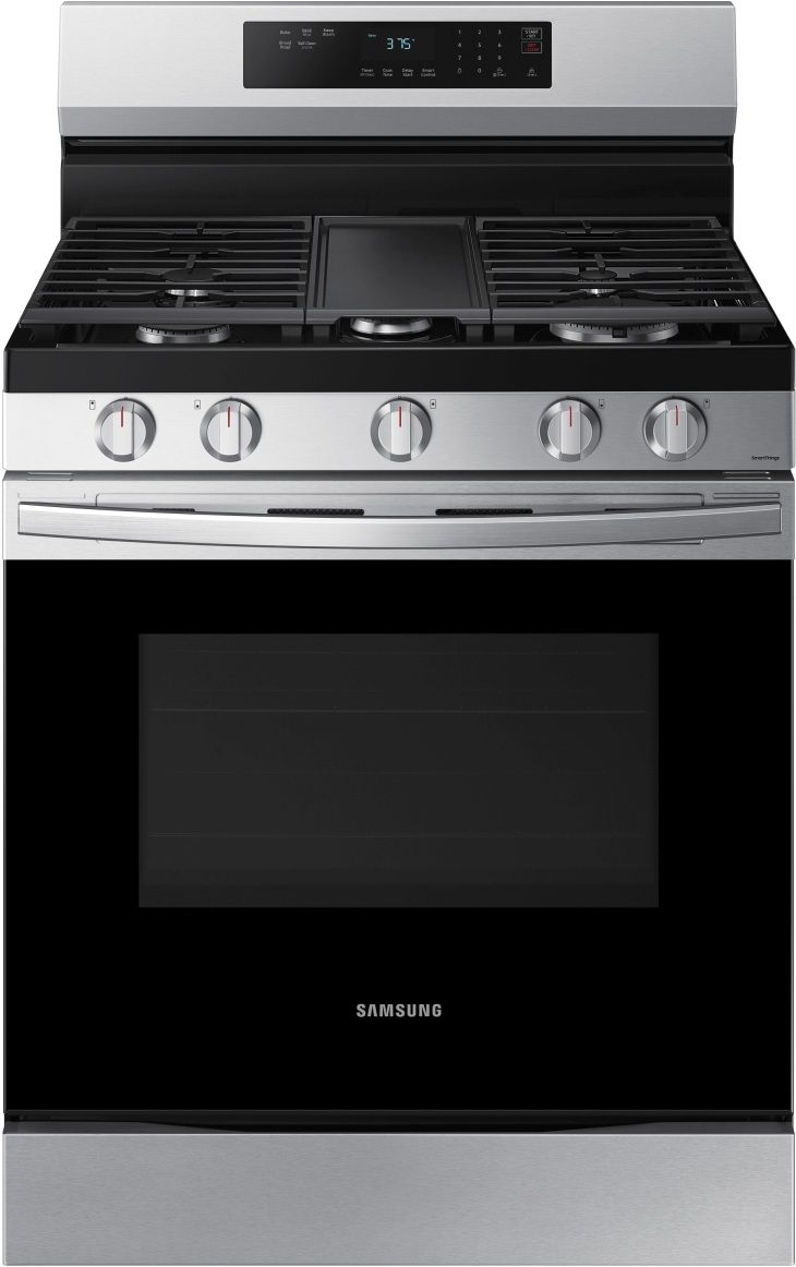 Samsung 30" Stainless Steel Smart Freestanding Gas Range