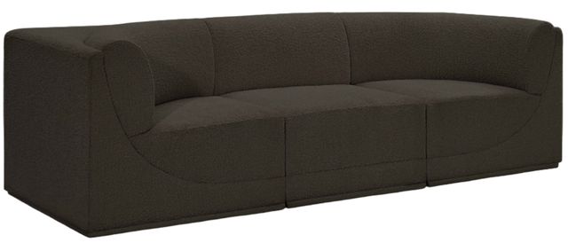 Meridian Furniture Ollie 3-Piece Brown Modular Sofa-0