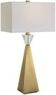 Uttermost® Arete Antique Brass Table Lamp-0