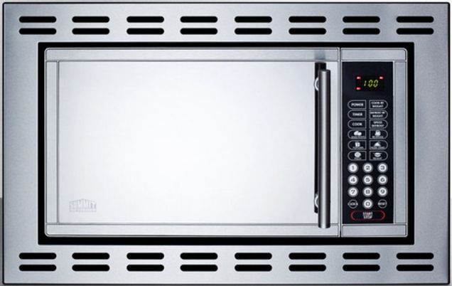 Summit® 0.9 Cu. Ft. Stainless Steel Built In Microwave