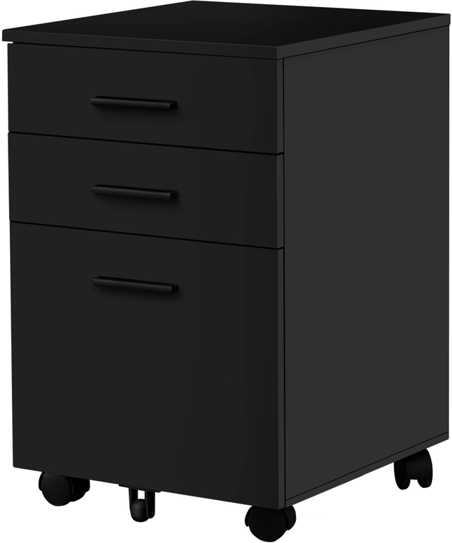 Monarch Specialties Inc. Black Filing Cabinet-0