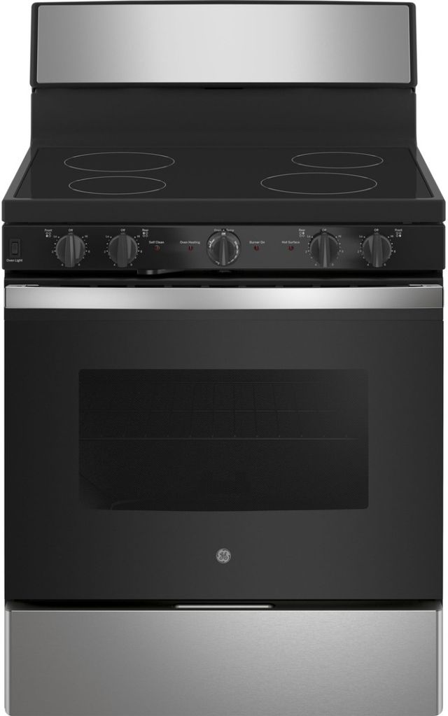 GE® 30" Stainless Steel Freestanding Electric Range
