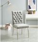 Kwality Imports Regan 2-Piece Gray Accent Chairs Set-1