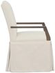 Fairfield® Customizable Entree Dining Camel Short Back Skirted Arm Chair-2
