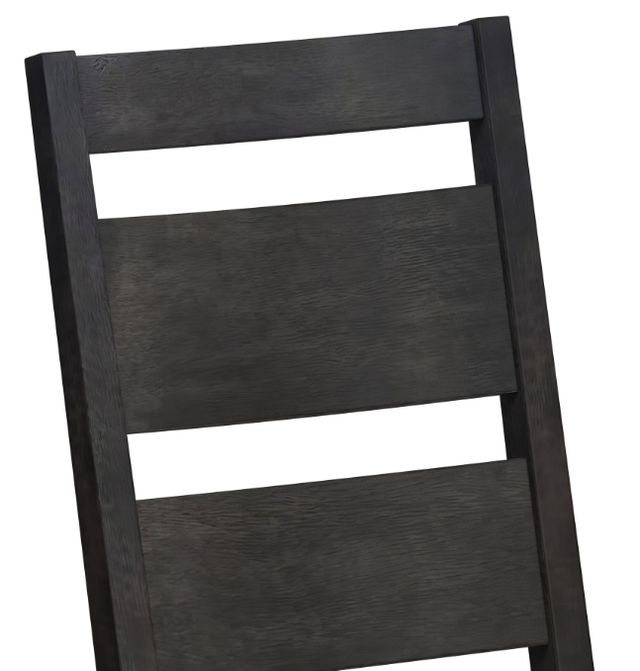 Elements International Jemma Beige/Dark Espresso Dining Side Chair-3