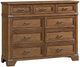 Intercon Forge Weathered Chestnut Dresser-0