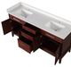 Furniture of America® Almeria Cherry/White Vanity Set-5