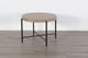 Sunny Designs™ Weathered Brown Round End Table with Black Metal Base -1