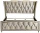Coaster® Lorient Camel/Ivory Eastern King Upholstered Panel Bed -2