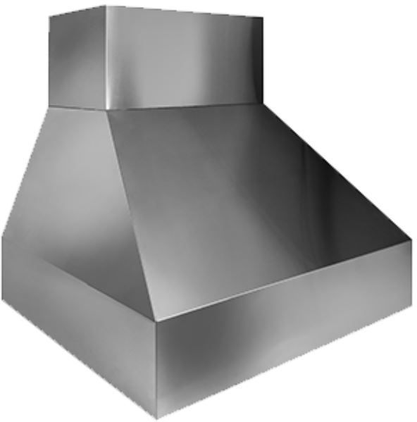 Trade-Wind® P7200 Series 36" Stainless Steel Pyramid Style Outdoor Wall Mounted Range Hood-3