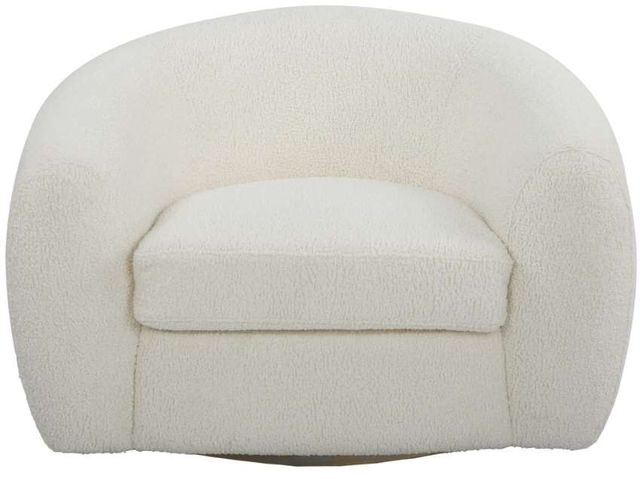 Uttermost® Capra Off-White Swivel Chair-3
