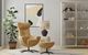 Fjords® Customizable Baloo Norsk 2-Piece Swivel Chair and Ottoman Set-1