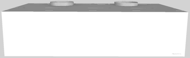 Vent-A-Hood® 48" White Wall Mounted Range Hood-0