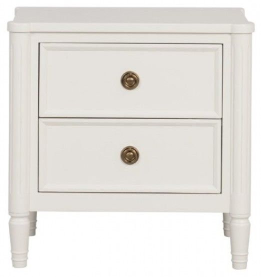 Furniture of America® Altamira White Nightstand-3