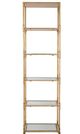 A & B Home Perisa Gold Mirror Shelf-1