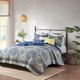 Olliix by Madison Park Tangiers 6 Piece Blue Full/Queen Reversible Coverlet Set-5