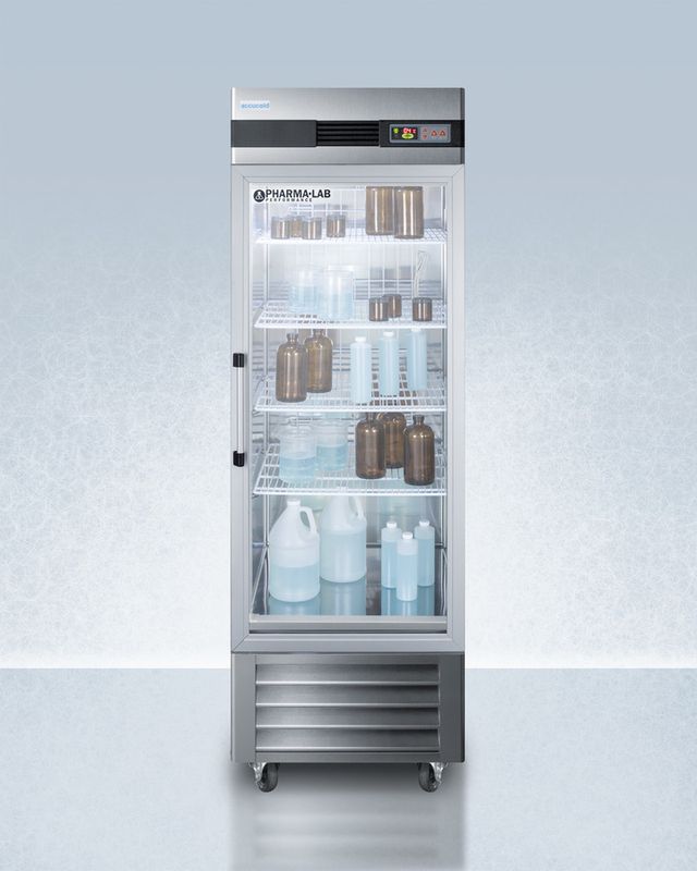 Accucold® Pharma-Lab Performance Series 23.0 Cu. Ft. Stainless Steel Frame Upright Pharmacy Refrigerator-2