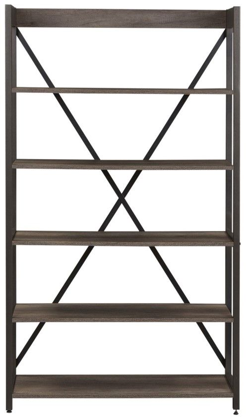 Liberty Furniture Tanners Creek Graystone Bookcase-2