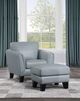 Homelegance® Spivey Aqua Leather Accent Chair-1
