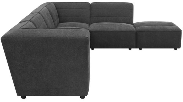 Coaster® Sunny 6-Piece Dark Charcoal L-Shape Sectional-2