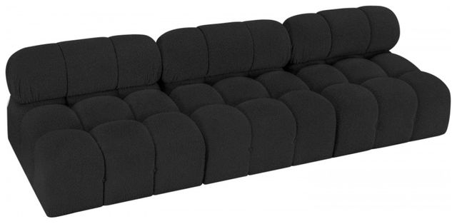 Meridian Furniture Ames 3-Piece Black Modular Sofa-3
