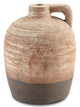 Currey & Company Terre d'Argile Black/Natural Medium Vase-0