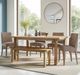 Jofran Inc. Bodhi 6-Piece Golden/Sable Dining Set-1