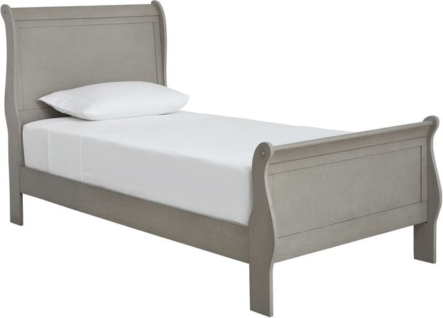 Signature Design by Ashley® Kordasky 6-Piece Gray Twin Sleigh Bed Set-1