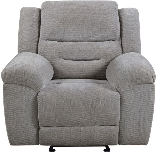 Coaster® Gilson Gray Manual Glider Recliner-1