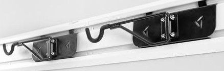Gladiator® Set of 2 Granite Horizontal Bike Hooks-0