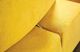 Furniture of America® Stavanger Yellow 2-Seater with Rectangle Ottoman-3