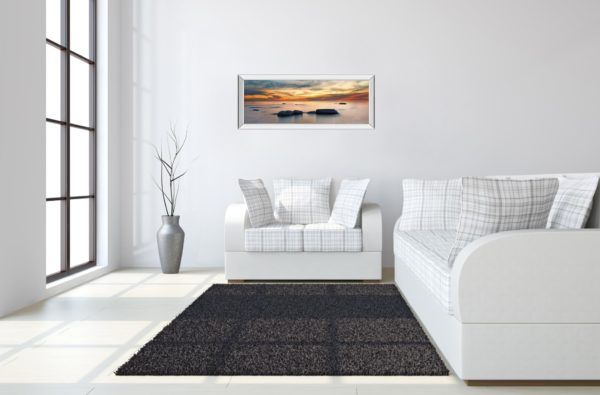 Classy Art Bit of Heaven by Daniel J. Bellyk Mirrored Frame Wall Art-2