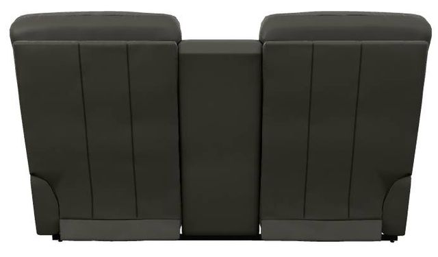 La-Z-Boy® James Charcoal Leather Manual Reclining Loveseat with Console-3