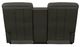 La-Z-Boy® James Charcoal Leather Manual Reclining Loveseat with Console-3