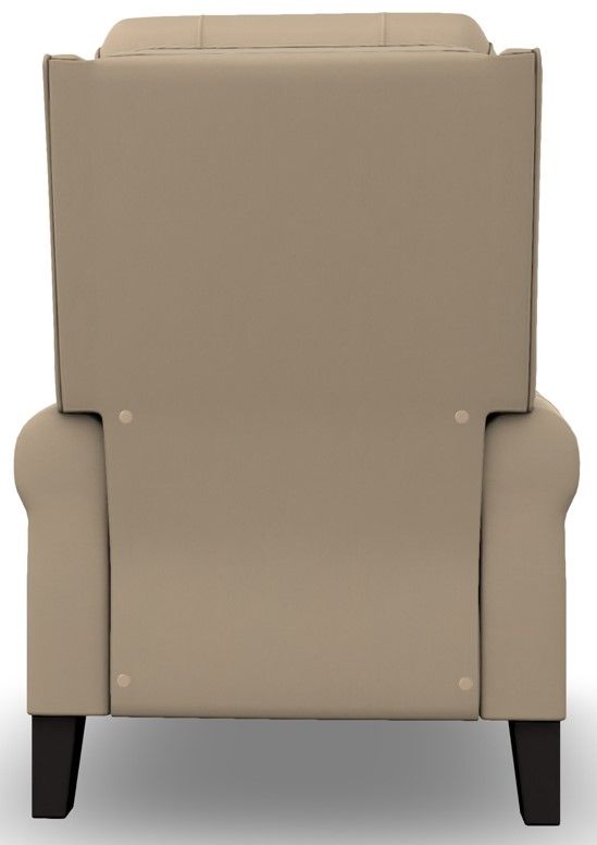 Best® Home Furnishings Customizable Joanna Leather High Leg Recliner with Espresso Legs-2