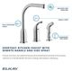 Elkay Everyday Chrome Everyday Kitchen Deck Mount Faucet with Remote Lever Handle and Side Spray-2