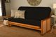 Kodiak Furniture Westport Canton Black/Honey Full Futon with Mattress-1