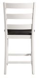 Elements International Martin Black/White Counter Side Chair-2