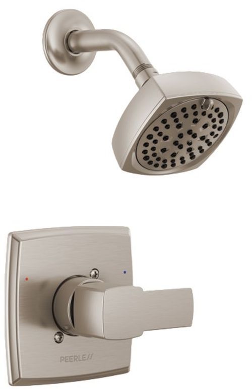 Peerless Ezra® Brushed Nickel Chrome Shower Trim Kit-0
