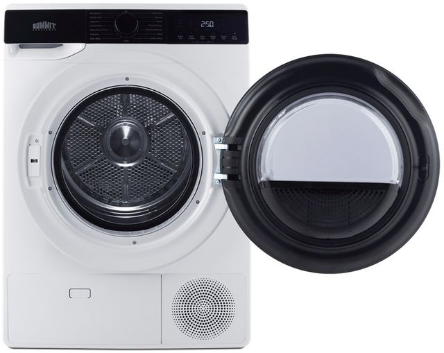 Summit® White Electric Laundry Center, 2.3 Cu. Ft. Washer, 3.9 Cu. Ft. Heat Pump Dryer-1
