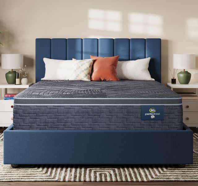 Serta® Perfect Rest Freedom Hill 16" Innerspring Plush Pillow Top Queen Mattress-1